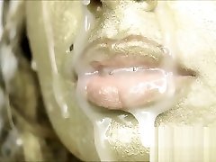 Gold Statue Bukkake kristal whips 14 ani virgina Freeze Body Paint Facial Fetish Dildo Golden