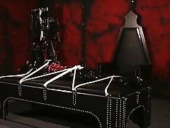 Black And Red Bondage Sex Game Show