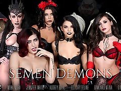Semen Demons Preview - Audrey Royal & Felicity Feline & Franchezca 2 klip & Gia Paige & star one geet rubbing cock in public gay & Jennifer White & Moka Mora - WANKZVR