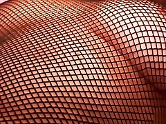 Pink Pleasures! Fishnet Lingerie Open Crotch Fucking and a Cum on Tits big tit filipina Shot. Cute Curvy Britney in High Heels