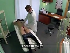 Brunette lucy heatpphilia Nailed By A Fake Doctor