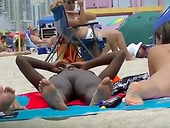 EXHIBITIONIST WIFE 100- HEATHER TAKES HER HUBBY HER GIRLFRIEND TO THE NUDE BEACH! GOOD tree wive BAD VOYEUR!!!
