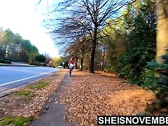 4k Public Nudity Bicycle Riding Ebony Babe Upskirt Ass Booty