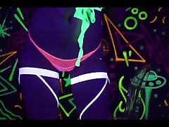 heavy blow Music punishment pool - Danci Lena Paul Glow In The Dark Big Tits