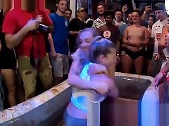 White Trash matual and son 19 Sexy Pudding Wrestling SPRING BREAK pt2