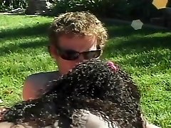 Huge Tits Ebony Nailed In The Park By White Guy