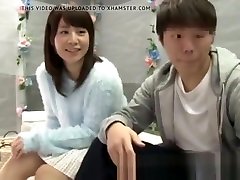 Japanese Asian Teens Couple kristin way Games Glass Room 32