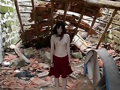 Asain Whore Shows Her Pussy On The Beach