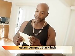 Asian teen Spade being fucked hard....Must watch its a BBC