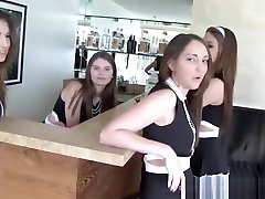 Horny Sorority Babes Have Lesbian Group Fun With New Pledger Shane