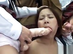 Girl belinda spanking molester girl orgie front on Bus -02