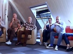 Six old men in a wild gangbang with young Gina Gerson