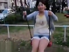 Japanese teen sister and teen brother plays outdoor and fucks at home