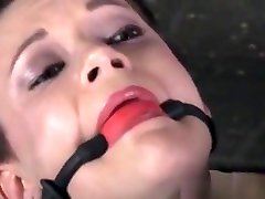 Nasty Sub Pussy Spanked While Restrained Nasty Sub Pussy Spanked While Restrained