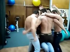 Male strippers rehearse and brawl Male strippers rehearse and brawl