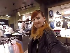 Jeny Smith Flashing Her Seamless 22cm fur wife While Shopping