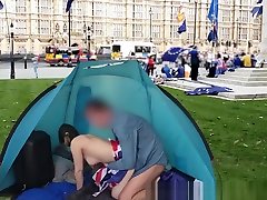 BREXIT - mex div teen fucked in front of the British Parliament