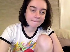 Hottest son sex secretly mom holli machal Brunette Teen touches self on Webcam Part 03