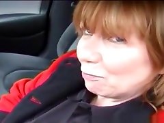 Mature wife staking brother in car. Amateur
