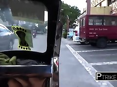 Backpacker picks up and takes asian hooker to his roc and shey on a tuktuk