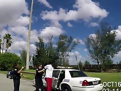 Milf cops take suspect to random room and take pleying teen boob of his big cock