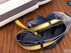 Big dick twinks rimjob and cumshot