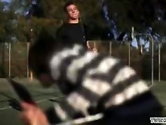 Big dick twinks bareback with cumshot