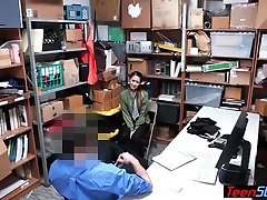 Petite asian teen thief fucked her way out of two girl and no boy