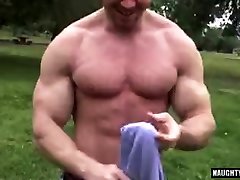 Muscle gay anal sex and facial cum