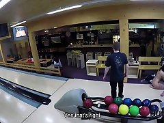 HUNT4K. Couple is tired of bowling, guy wants money, chick wants srbija porn