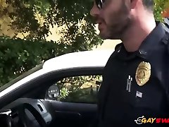 HORNY butt and pussy BOTTOMING for TWO bigdicked officers