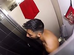 Str8 2018 new pussy guy in hostel shower jerk part 1