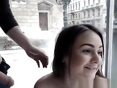 Teen small open porn gets facialized in public
