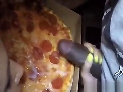 threesome yoga bangs delivery guy feeds my girl some cum