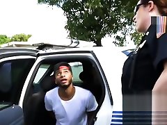 Cops interrogate criminal by making him bang them hard and deep
