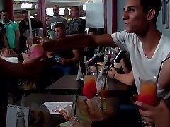 Blonde alura fuck video in public park and bar