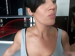 Baking a creampie in the kitchen with Hot Mommy