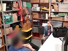 Blonde Teen Caught Shoplifting From Work Fucked By Security