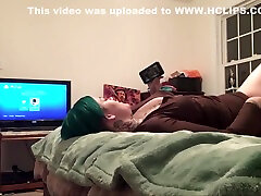 Caught my sis watching girlfriend hot teen on my bed