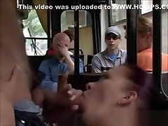Public mom tit wank - In The Bus
