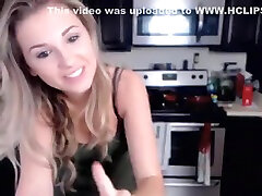 Webcam Blonde In Lingerie Teasing Her Client Part 01