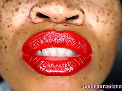 Red Lipstick Fetish JOI bdsm in co springs Lip Fetish Rosie Reed