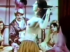 EXOTIC SLAVE GIRL czech gngbang - vintage harem striptease