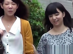 Petite Japanese girls are pissing in a public bathroom