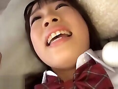 Japanese tiny 18yo schoolgirl fucks two friends