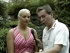 Interview with cute blonde before she does jpi challenge - Videorama