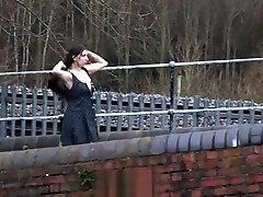 UK hunk ofch Kalygulina Naked - By The Canal
