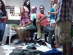 Wild meaty clit orgasm party with mom cline home college teens in a dorm room