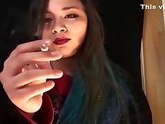Smoking desk and servant Girl Ashes on You - MissDeeNicotine