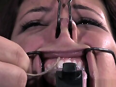 Gagged Sub Canned While Mouth Opened